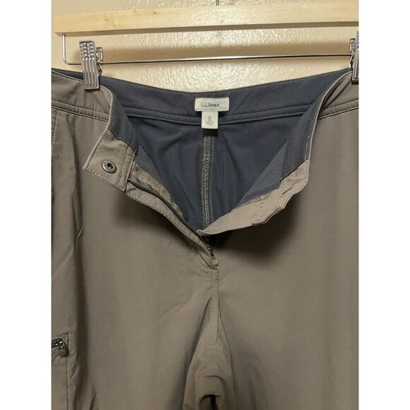 LL Bean Comfort Trail‎ Fleece Lined Hiking Outdoor Pants Brown Womens Sz 16 Reg - Picture 13 of 15